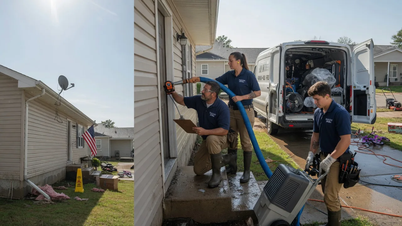 Ceiling Water Damage Restoration in Chickasha, OK near me